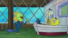 S12 E9: The Krusty Bucket; Squid's on a Bus