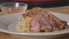 S1 E6: Cajun Steak Diane With Foie Gras Dirty Rice