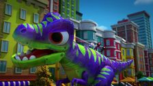 S1 E9: Gob-zilla; Speedy Spidey Delivery