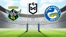 Canberra Raiders vs Parramatta Eels