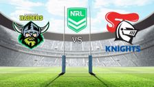 Canberra Raiders vs Newcastle Knights
